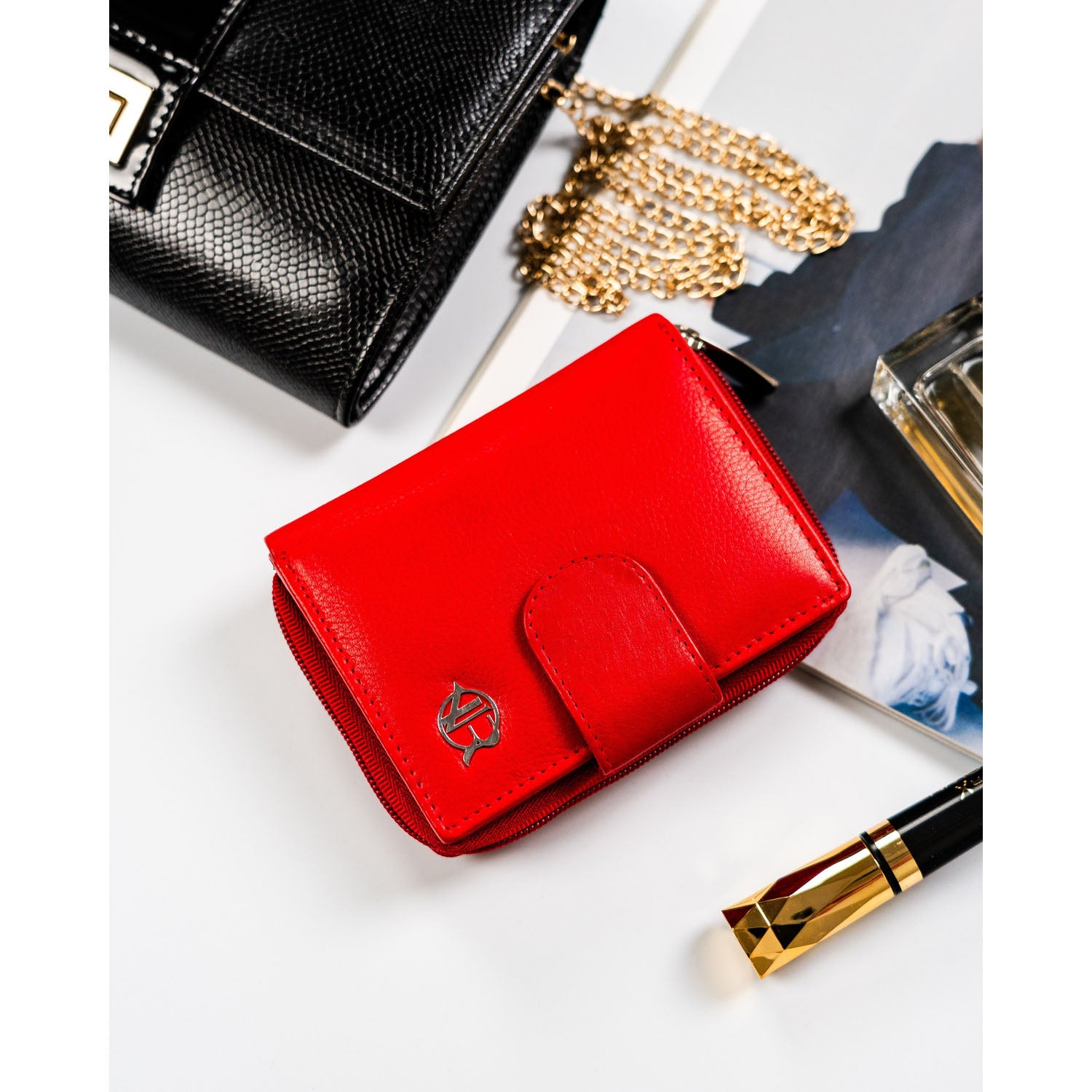 Maža piniginė moterims Rovicky, raudonas N454