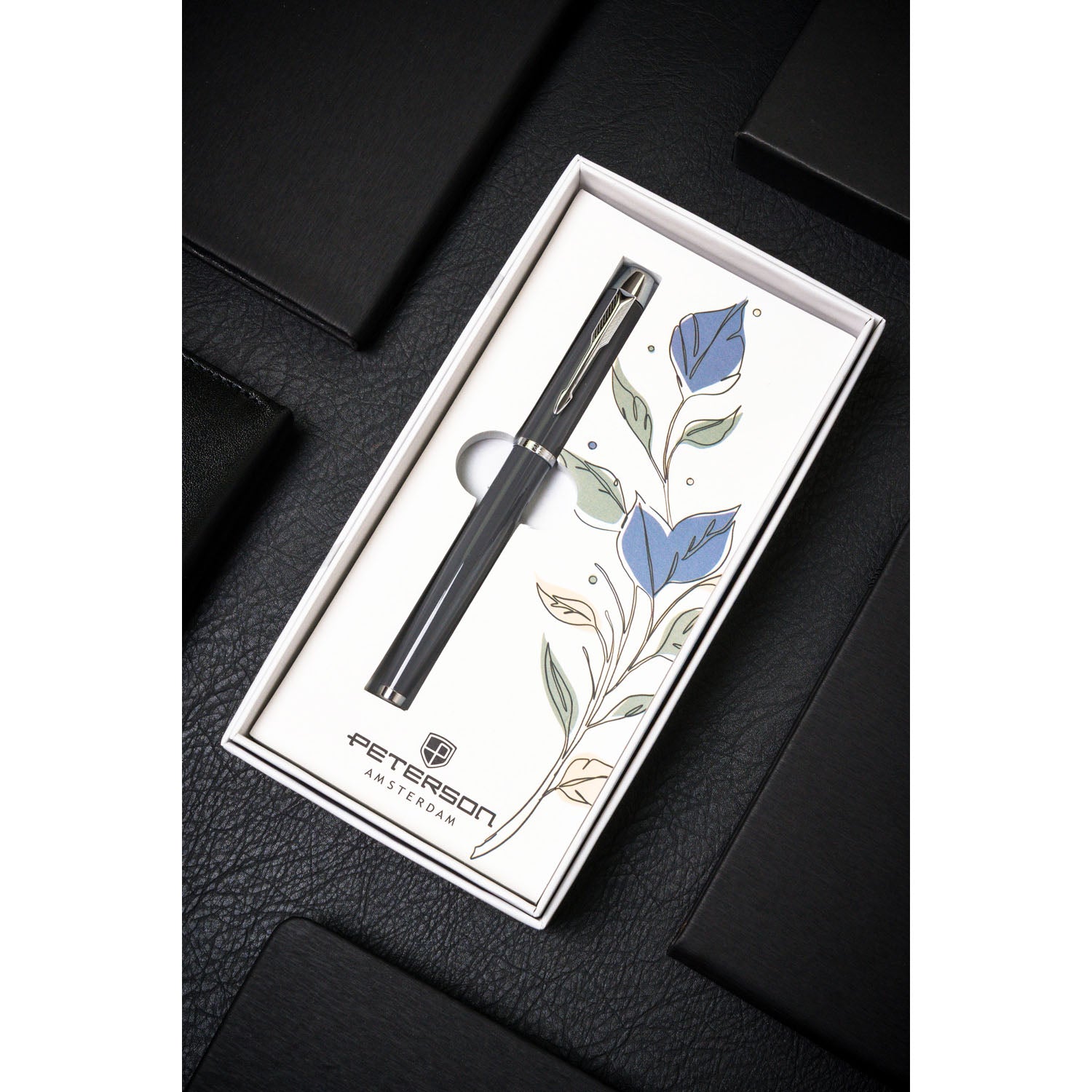 Dovanų rašiklis Peterson, pilka