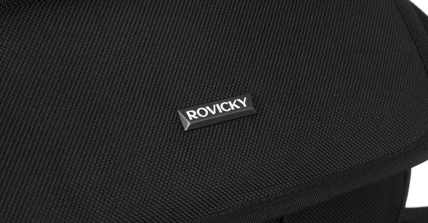 Vidutinė rankinė vyrams Rovicky, juoda RV5