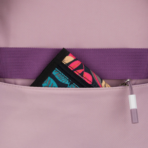 Vidutinė kuprinė moterims Peterson, balta-violetinė