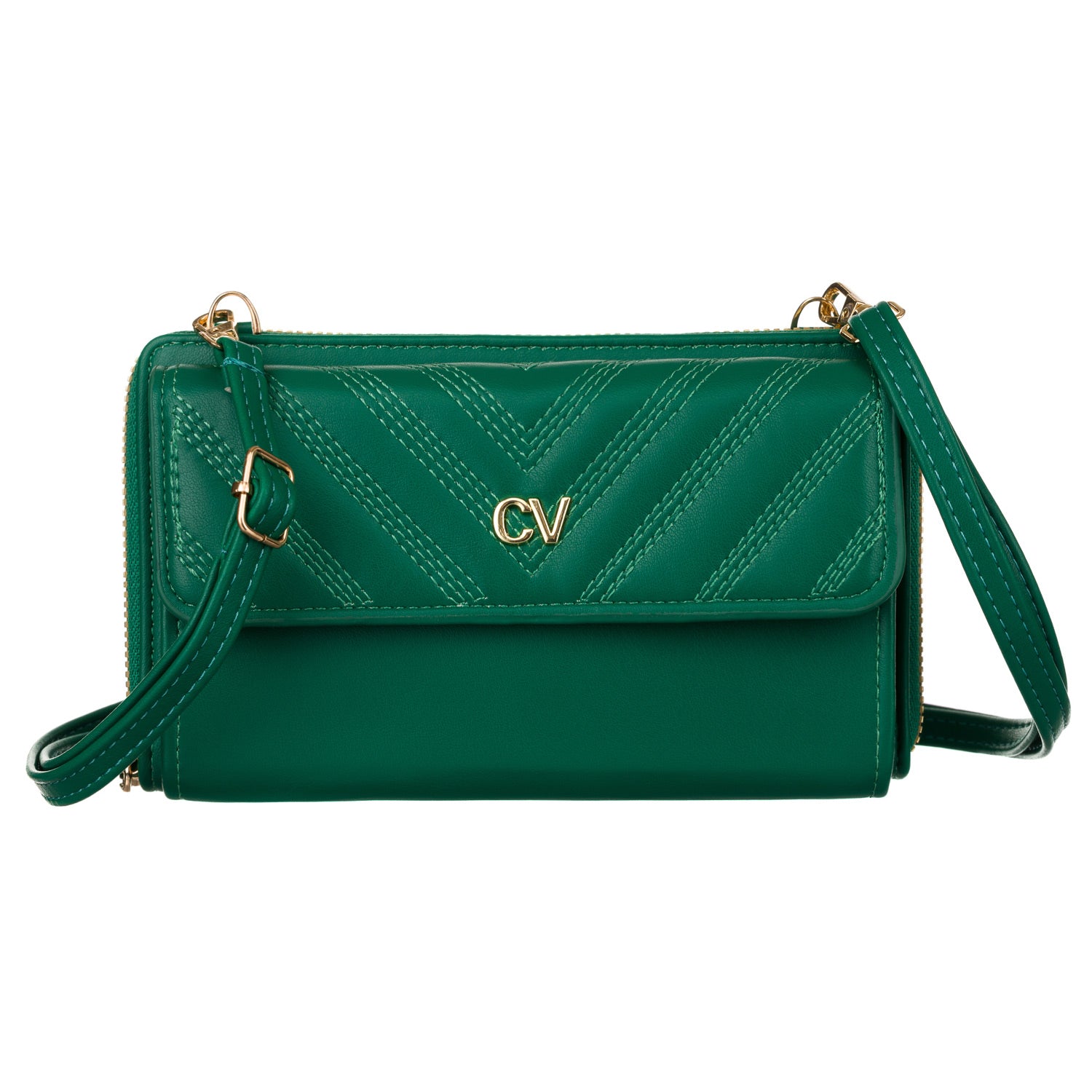 Maža rankinė 2w1 Cavaldi, žalia A0146