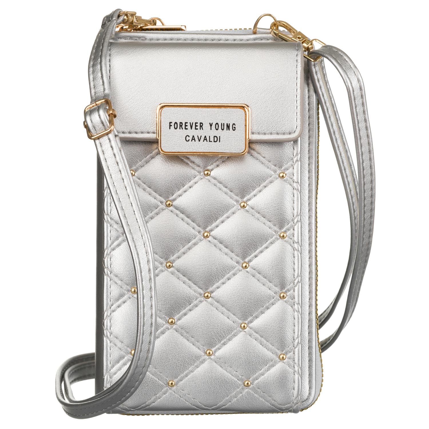 Maža rankinė dirbtinės odos 4U Cavaldi, balta A01 N426