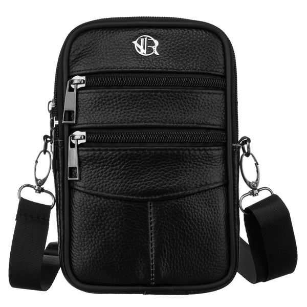 Maža odinė rankinė Rovicky, juoda R2367