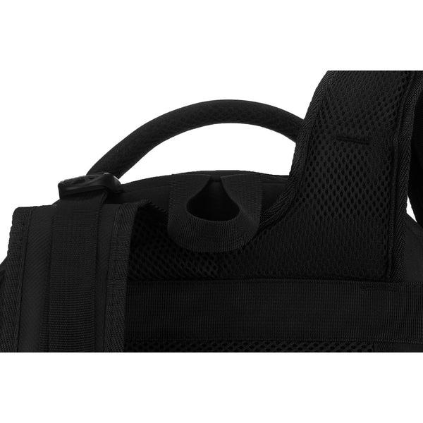 Vidutinis kuprinė unisex Peterson, juoda