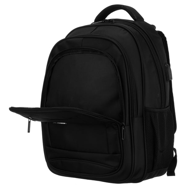 Vidutinis kuprinė unisex Peterson, juoda