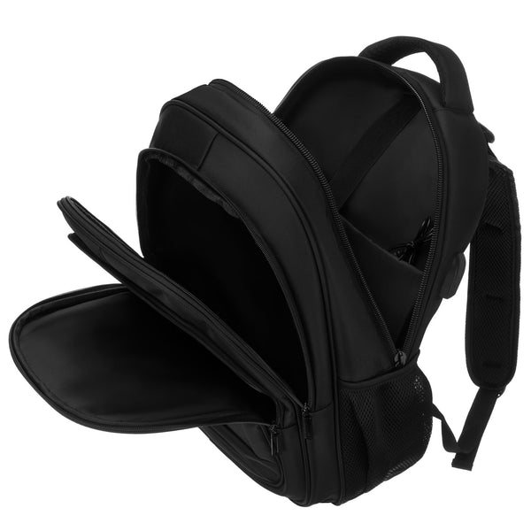 Vidutinis kuprinė unisex Peterson, juoda