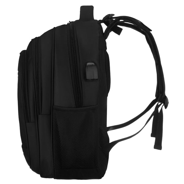 Vidutinis kuprinė unisex Peterson, juoda