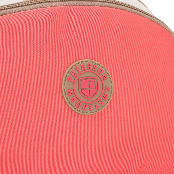 Vidutinė kuprinė moterims Peterson, smėlio-rožinė