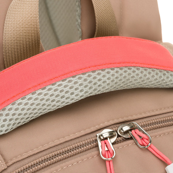 Vidutinė kuprinė moterims Peterson, smėlio-rožinė