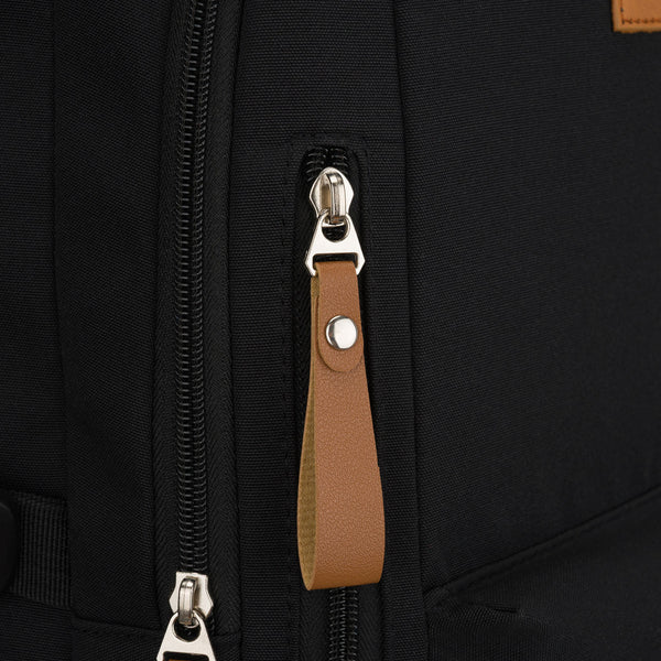 Vidutinė kuprinė vyrams Peterson, juoda