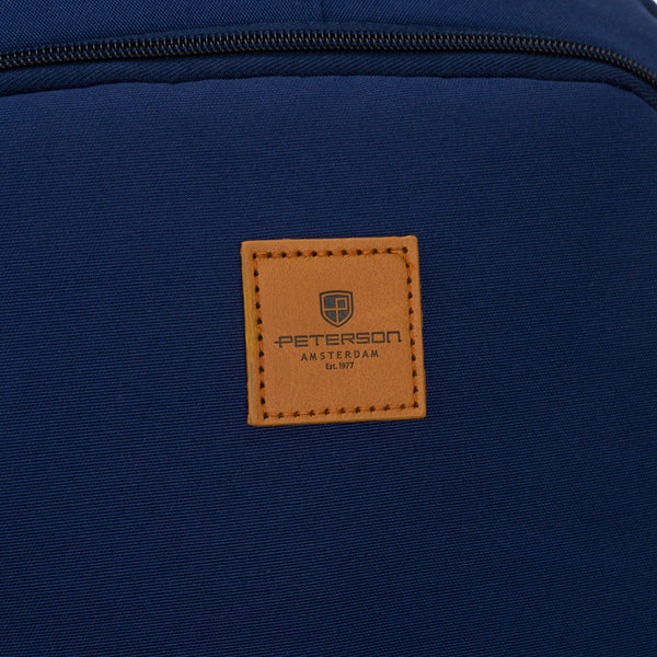 Vidutinė kuprinė unisex Peterson, tamsiai mėlyna