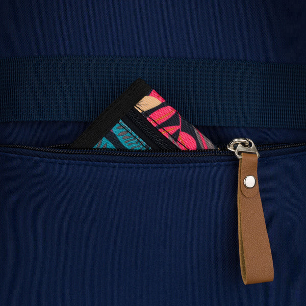 Vidutinė kuprinė unisex Peterson, tamsiai mėlyna