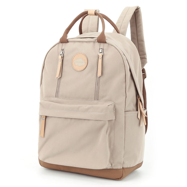 Kuprinė su skyriumi nešiojamam kompiuteriui Himawari, smėlio spalvos