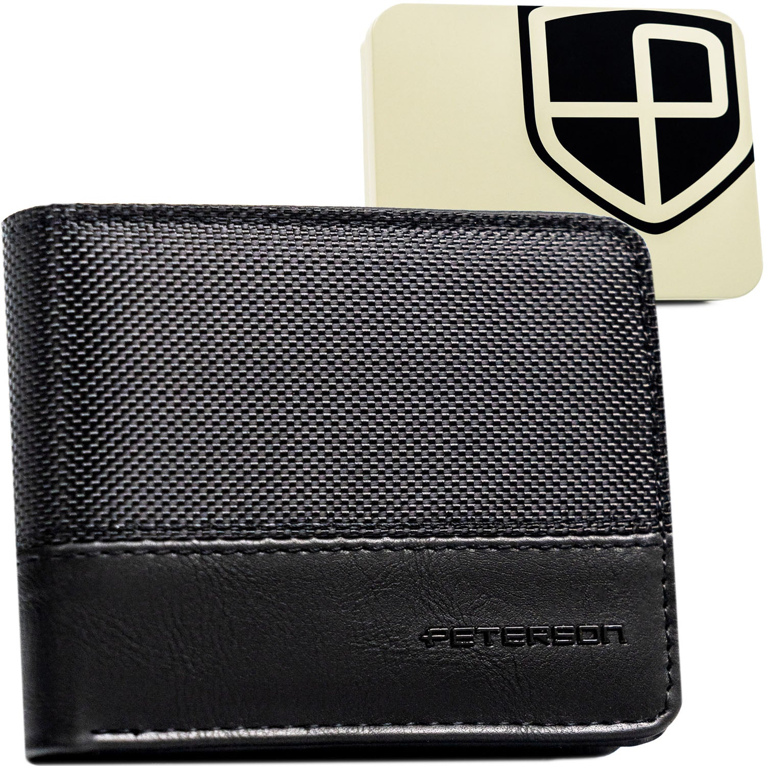 Piniginė vyrams Peterson, juodas N438