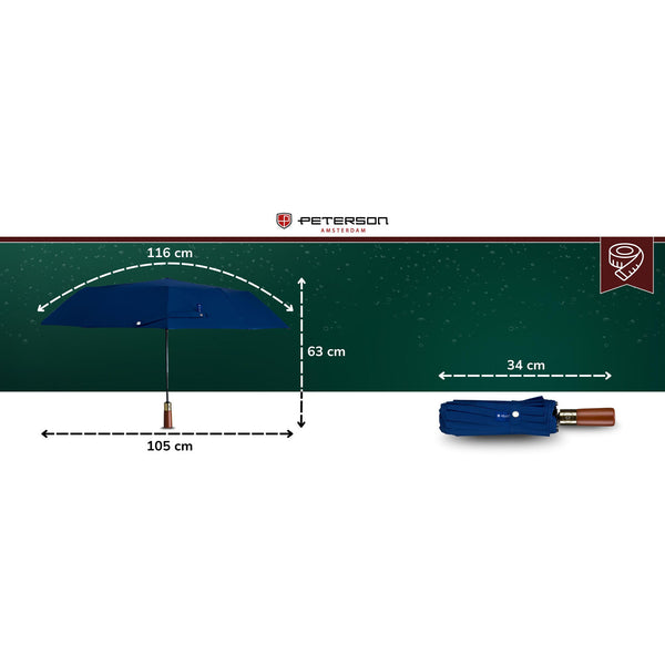 Didelis skėtis Peterson, mėlynas G11