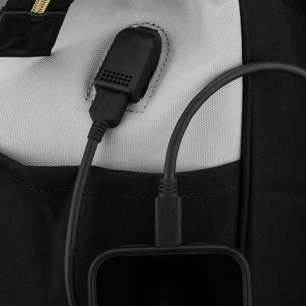 Kuprinė moterims Peterson, pilka-juoda K54