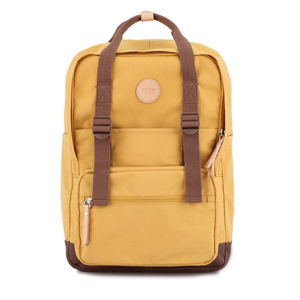 Miesto kuprinė su skyriumi nešiojamam kompiuteriui Himawari, geltonai ruda