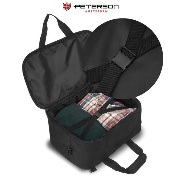 Kuprinė unisex Peterson, juoda K23