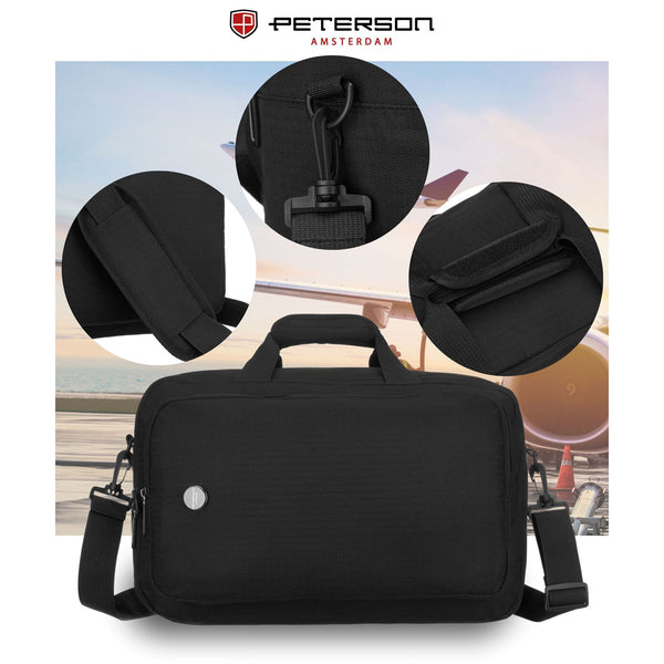 Kuprinė unisex Peterson, juoda K23