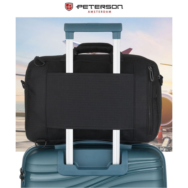 Kuprinė unisex Peterson, juoda K23