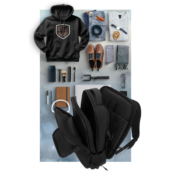 Kuprinė unisex Peterson, juoda K19