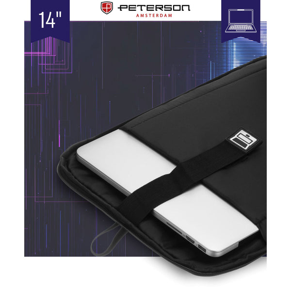 Kuprinė unisex Peterson, juoda K17