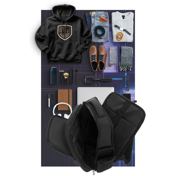 Kuprinė unisex Peterson, juoda K17