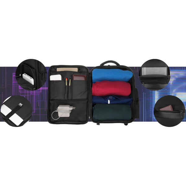 Kuprinė unisex Peterson, juoda K17