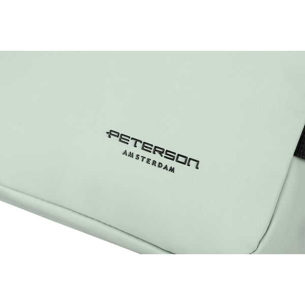Vidutinė kuprinė unisex Peterson, šviesiai žalia