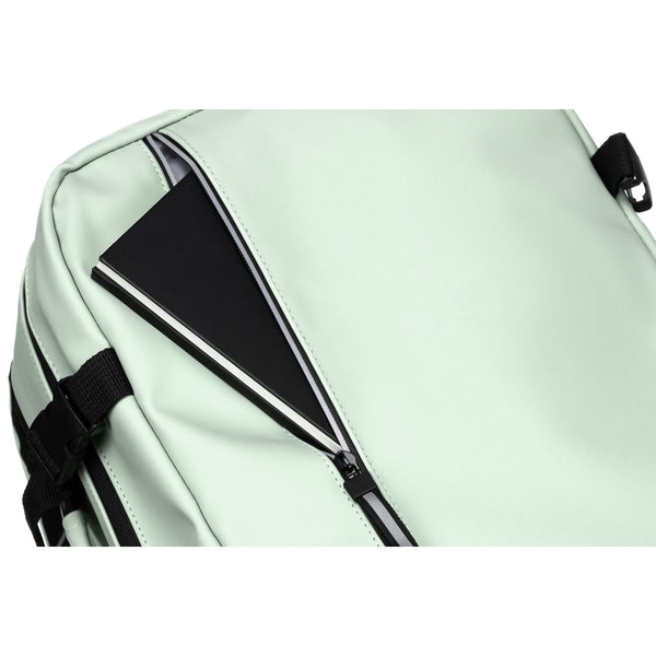 Vidutinė kuprinė unisex Peterson, šviesiai žalia