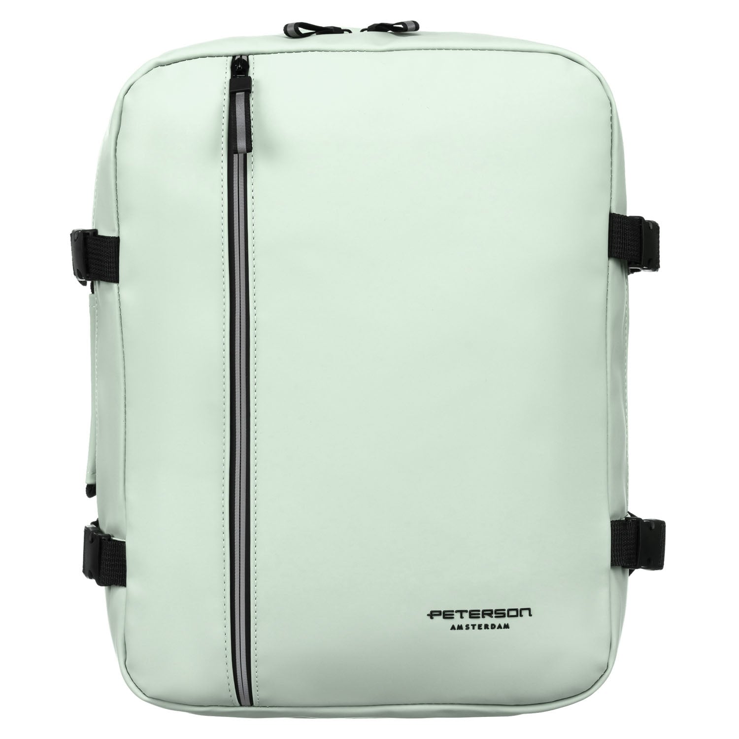 Vidutinė kuprinė unisex Peterson, šviesiai žalia