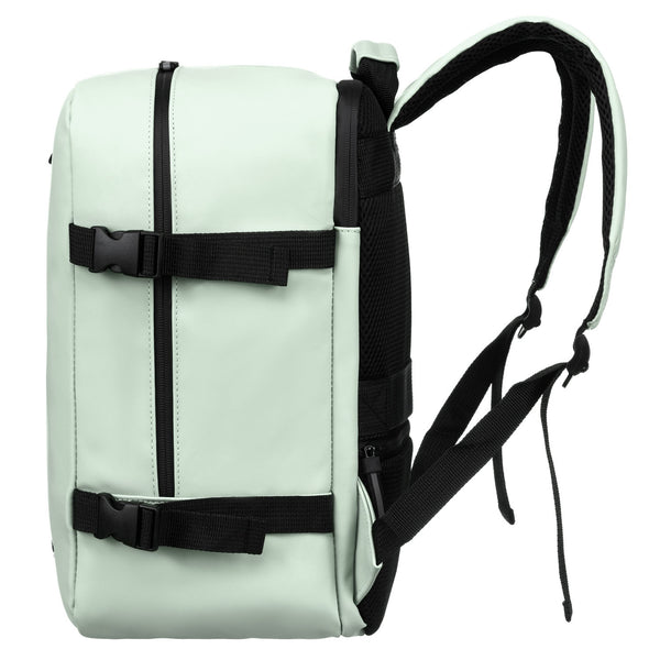 Vidutinė kuprinė unisex Peterson, šviesiai žalia