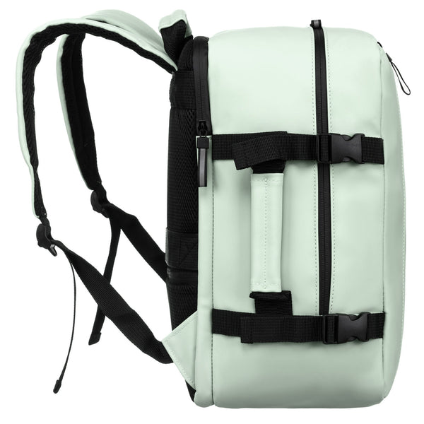 Vidutinė kuprinė unisex Peterson, šviesiai žalia