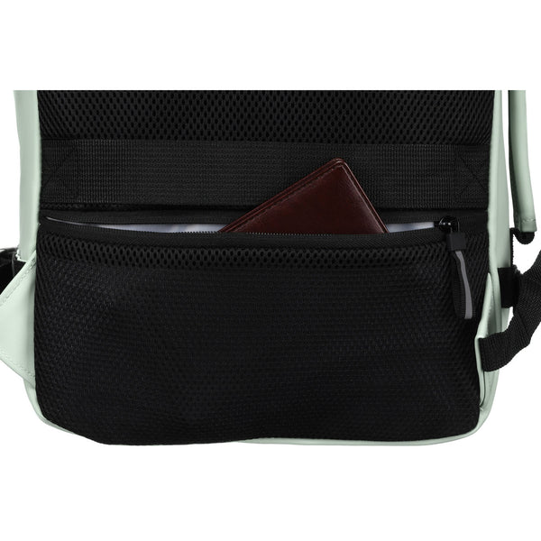 Vidutinė kuprinė unisex Peterson, šviesiai žalia