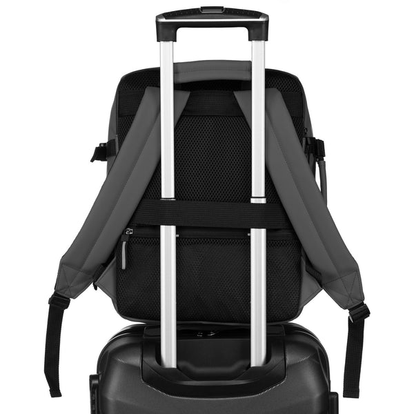 Didelė kuprinė unisex Peterson, pilka