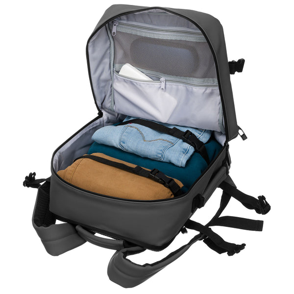 Didelė kuprinė unisex Peterson, pilka