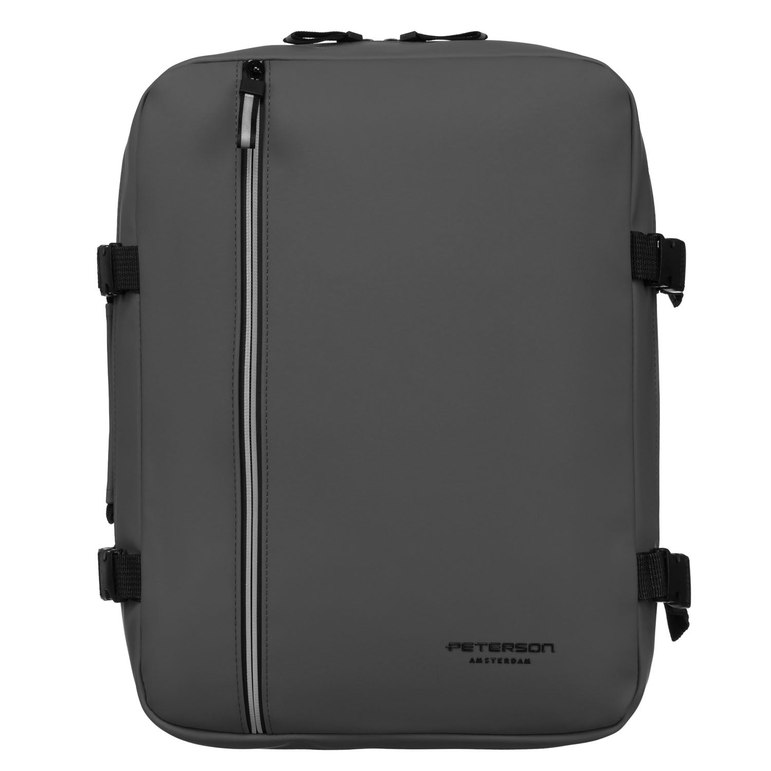 Didelė kuprinė unisex Peterson, pilka