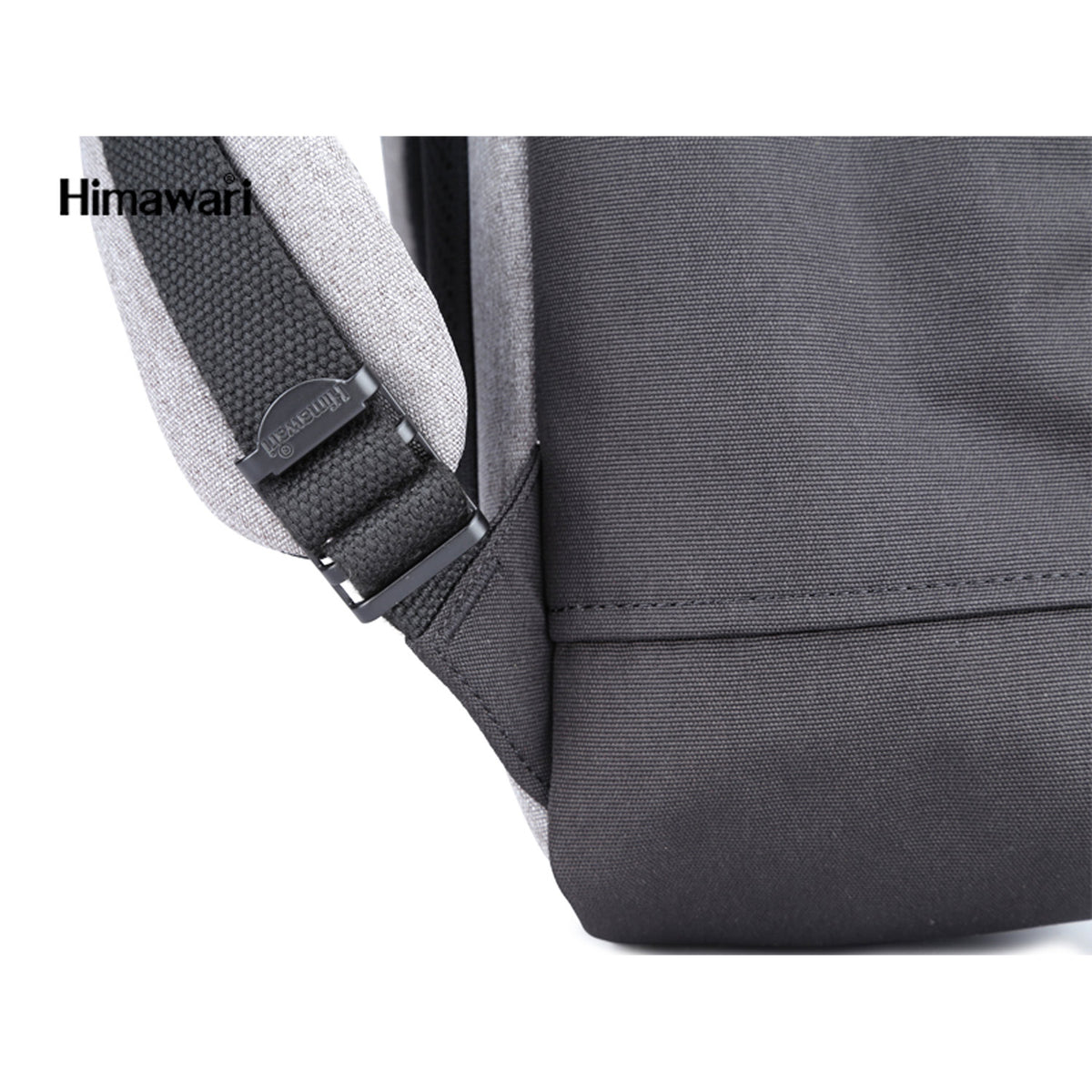 Pilka-juoda kuprinė 15″ laptopui Himawari