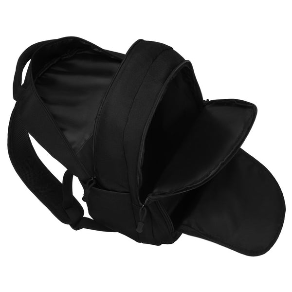 Juoda mokyklinė kuprinė su USB Peterson