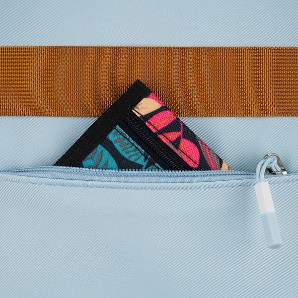 Vidutinė kuprinė unisex Peterson, žydra