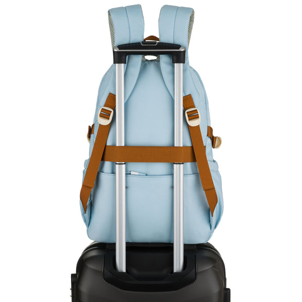 Vidutinė kuprinė unisex Peterson, žydra