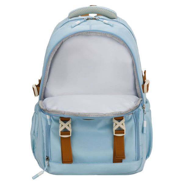 Vidutinė kuprinė unisex Peterson, žydra