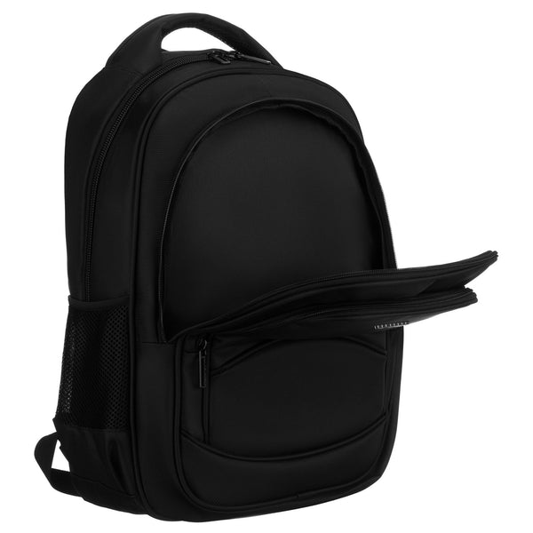Vidutinė kuprinė unisex Peterson, juoda N515
