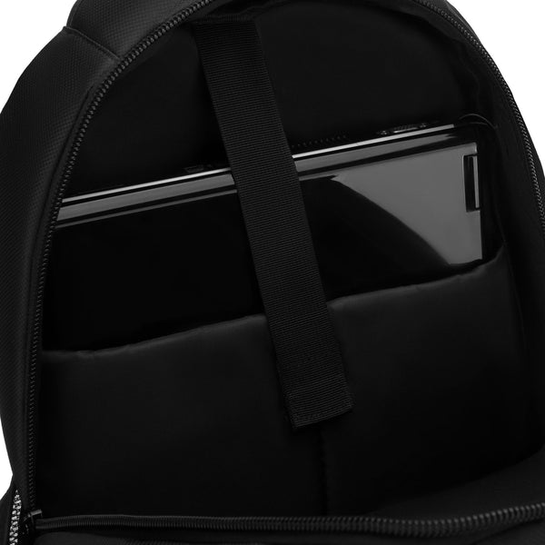 Vidutinė kuprinė unisex Peterson, juoda N515