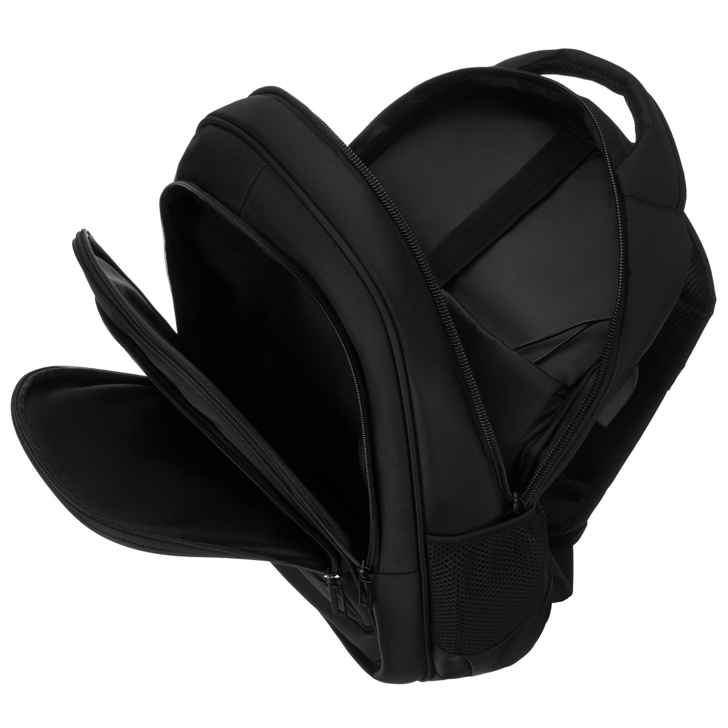 Vidutinė kuprinė unisex Peterson, juoda N515