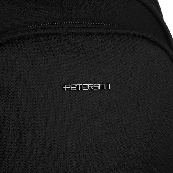 Vidutinė kuprinė unisex Peterson, juoda N515
