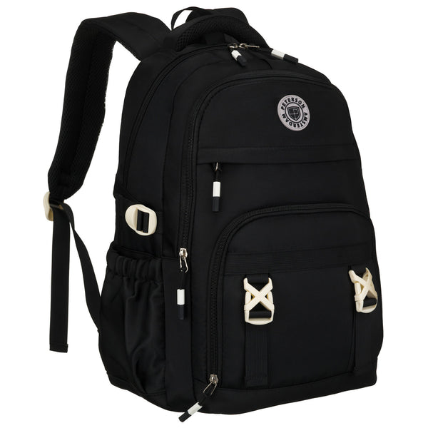 Vidutinė kuprinė unisex Peterson, juoda