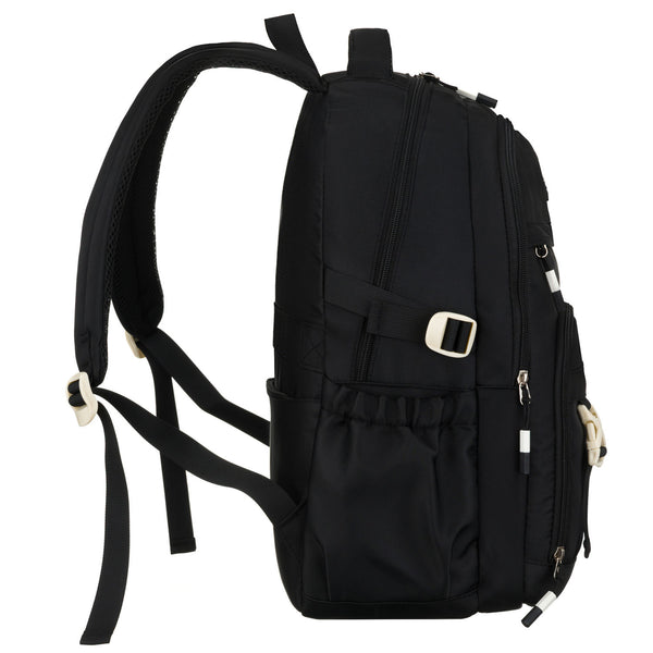 Vidutinė kuprinė unisex Peterson, juoda