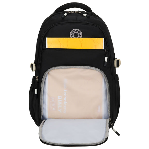 Vidutinė kuprinė unisex Peterson, juoda