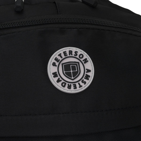 Vidutinė kuprinė unisex Peterson, juoda